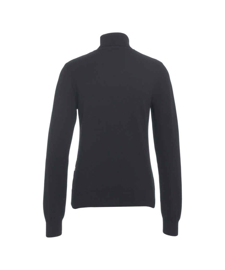 Liu Jo Turtleneck Sweater With Logo Print