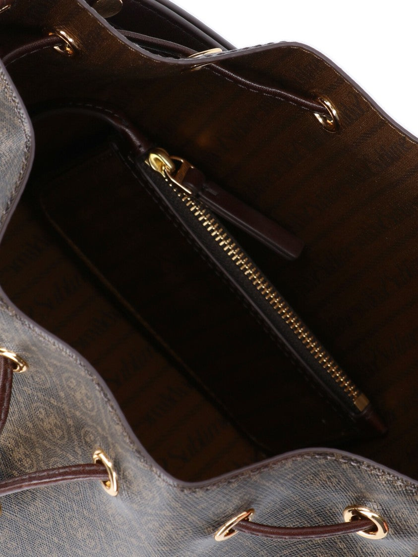 Tory Burch 'T Monogram' Bucket Bag – Brown