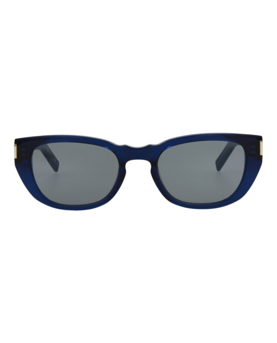 Saint Laurent Round-Frame Recycled Acetate Sunglasses