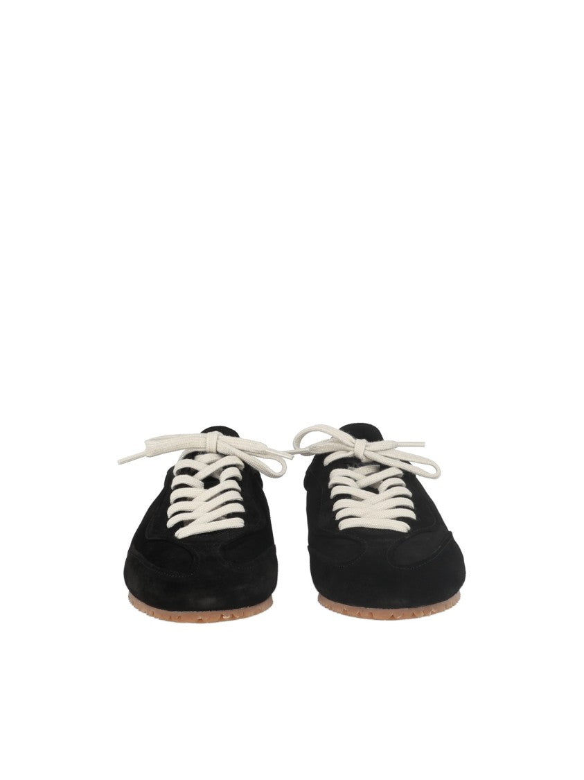 Axel Arigato Black Daze Runner Suede Gum-Sole Sneakers