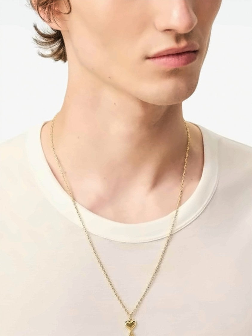 Ami Paris Gold Heart Pendant Necklace