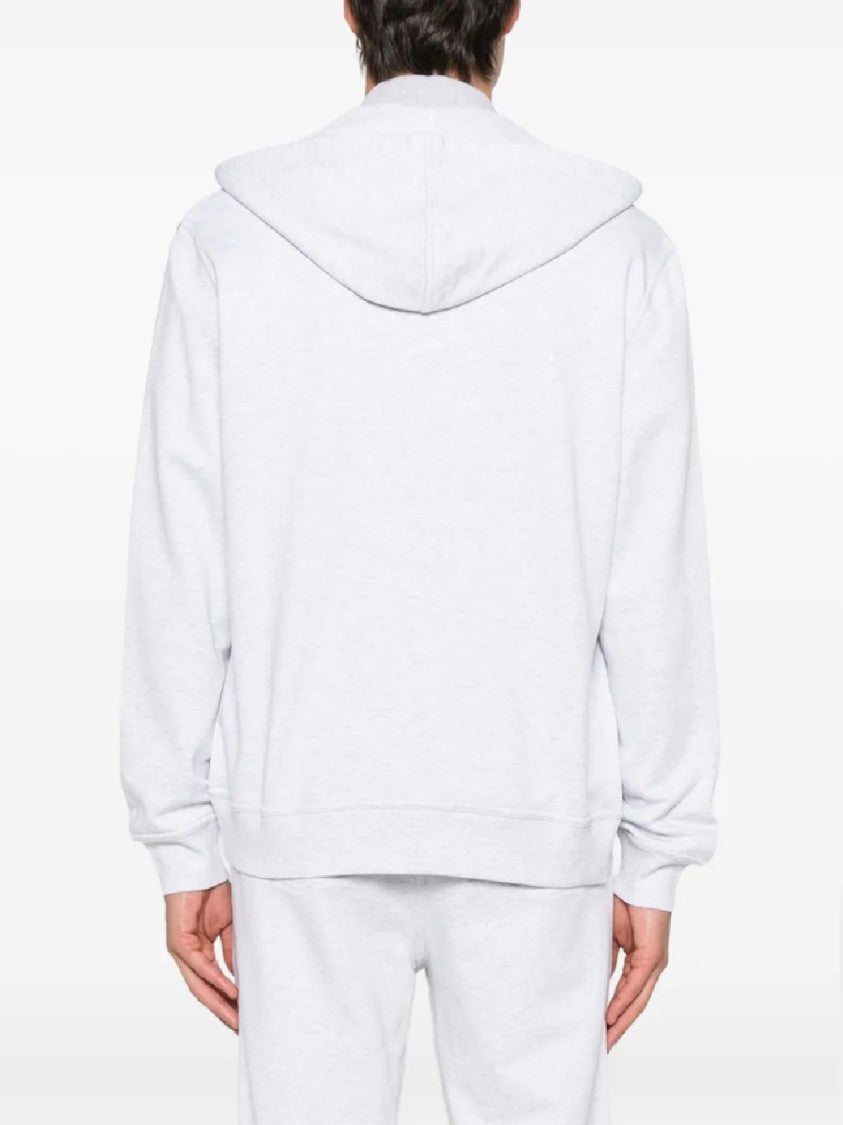 Brunello Cucinelli Hooded Zip-Up Sweatshirt With Ribbed Cuffs