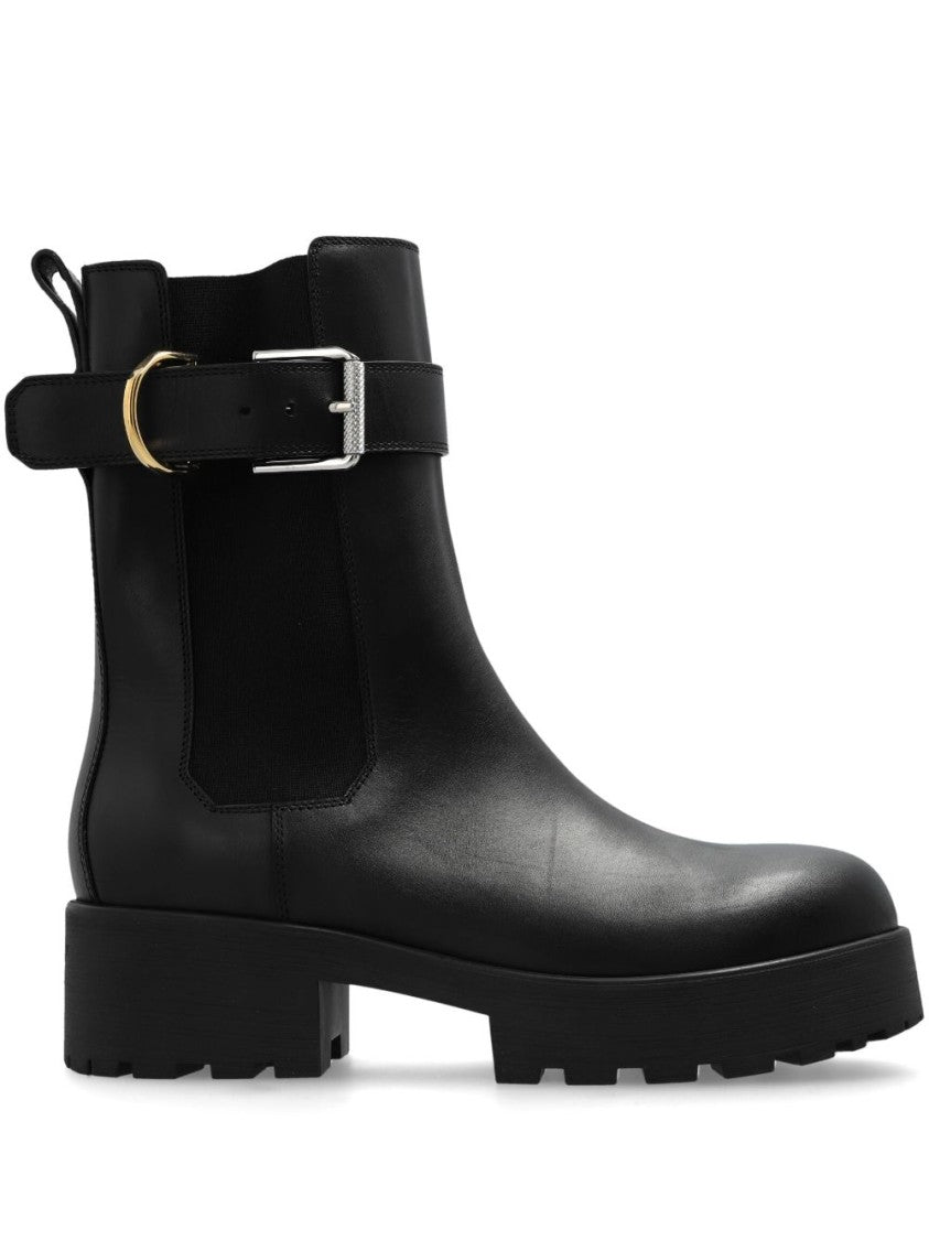 Givenchy Black Calf Leather Boots