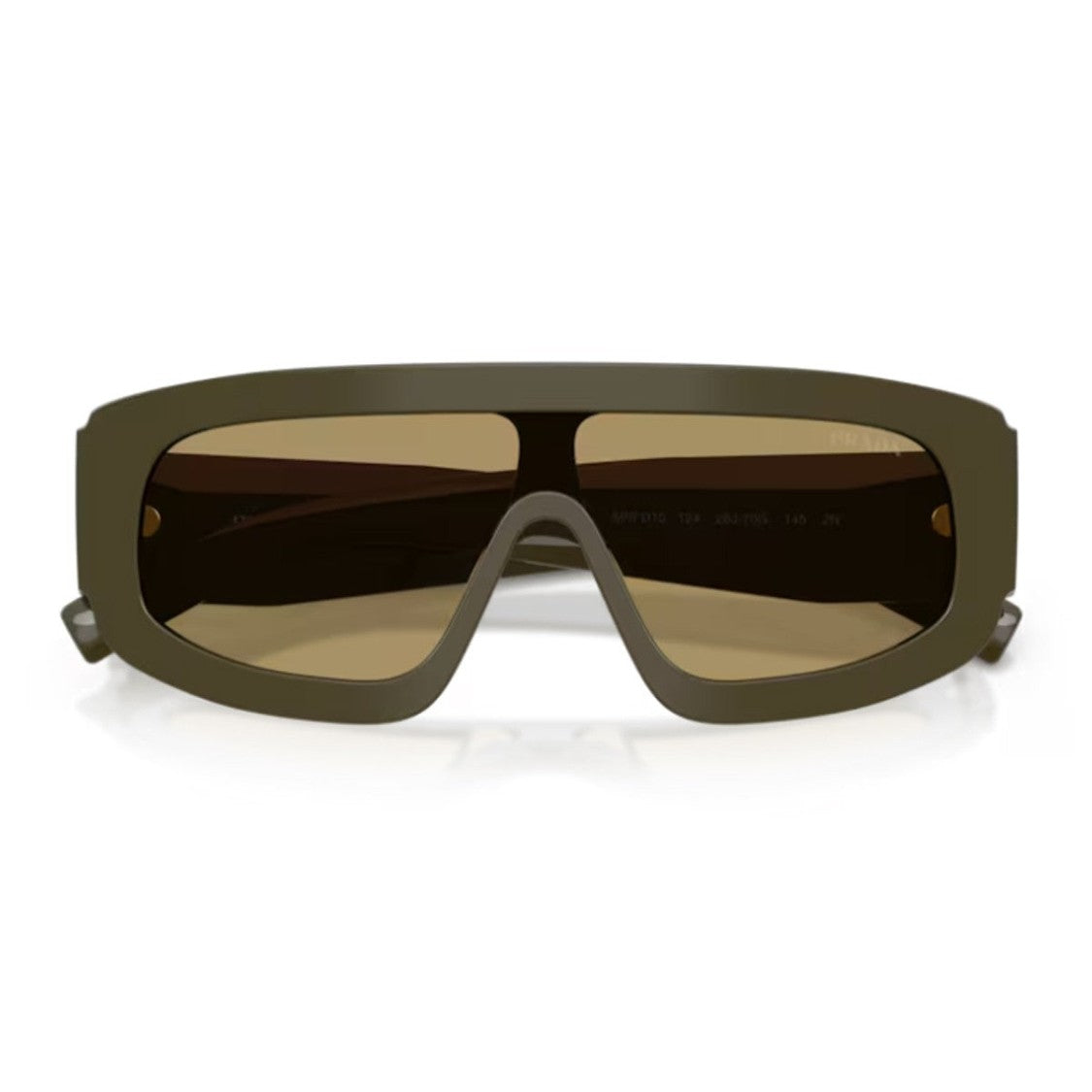 Prada Green Pr D10s Oversized Geometric Sunglasses