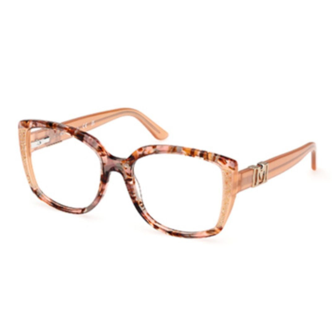 Guess By Marciano Gm50012 55044 Cat-Eye Tortoiseshell Sunglasses With Metallic Logo