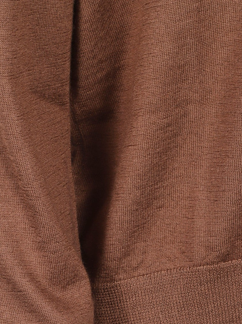 Be You Cropped Knit Top With Round Neckline