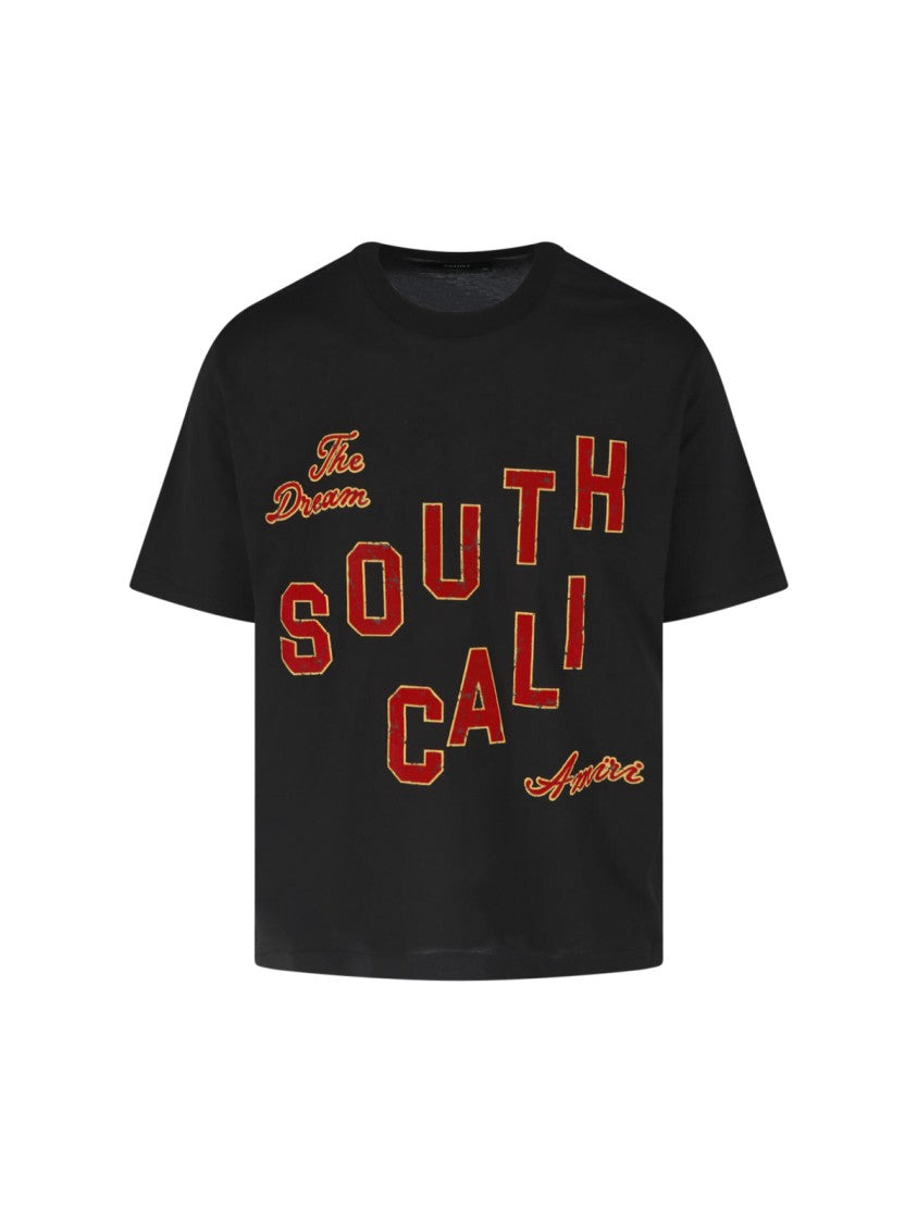 Amiri Black South Cali Cotton T-Shirt