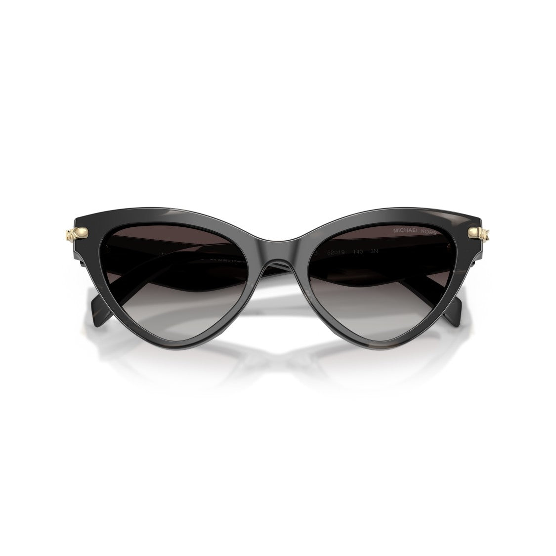 Michael Kors 0Mk2259u Cat-Eye Sunglasses With Glossy Black Acetate Frame