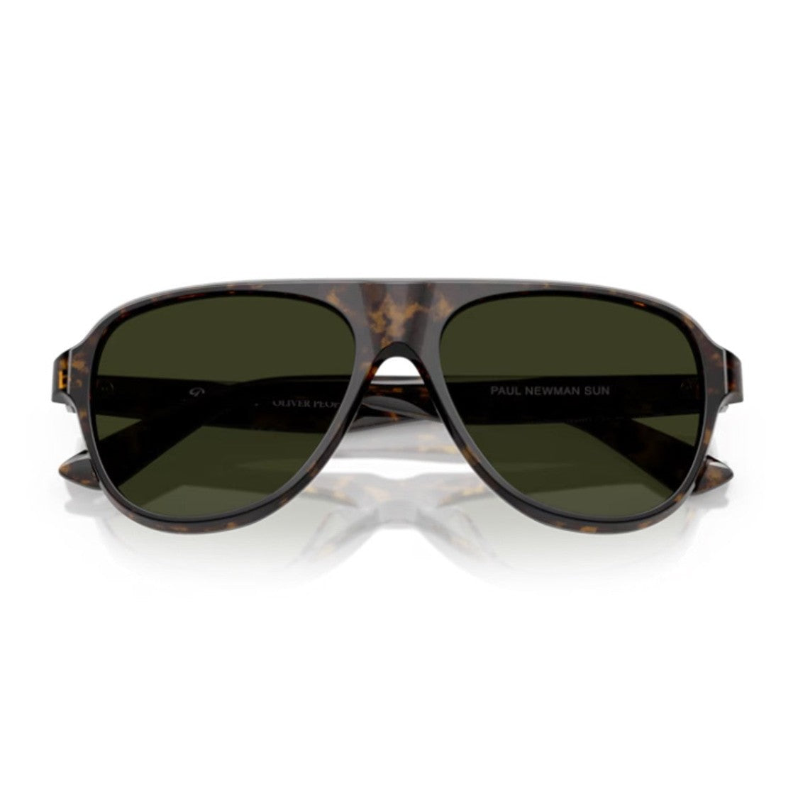 Oliver Peoples Havana Paul Newman Acetate Oversized Aviator Sunglasses