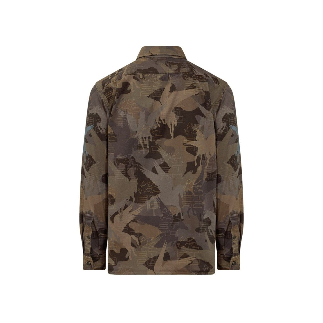 Etro Camouflage Cotton Shirt
