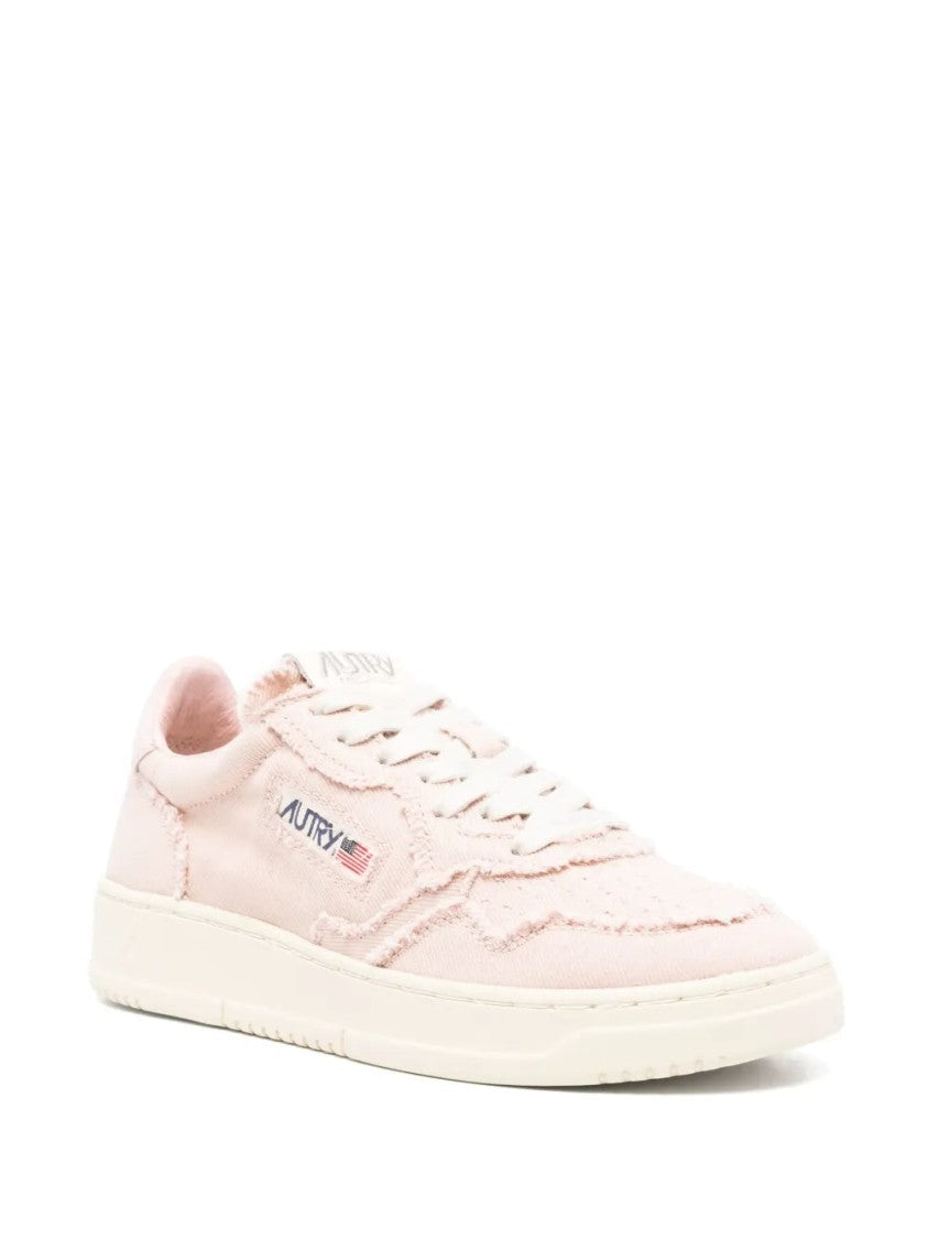 Autry Peach Pink Medalist Sneakers