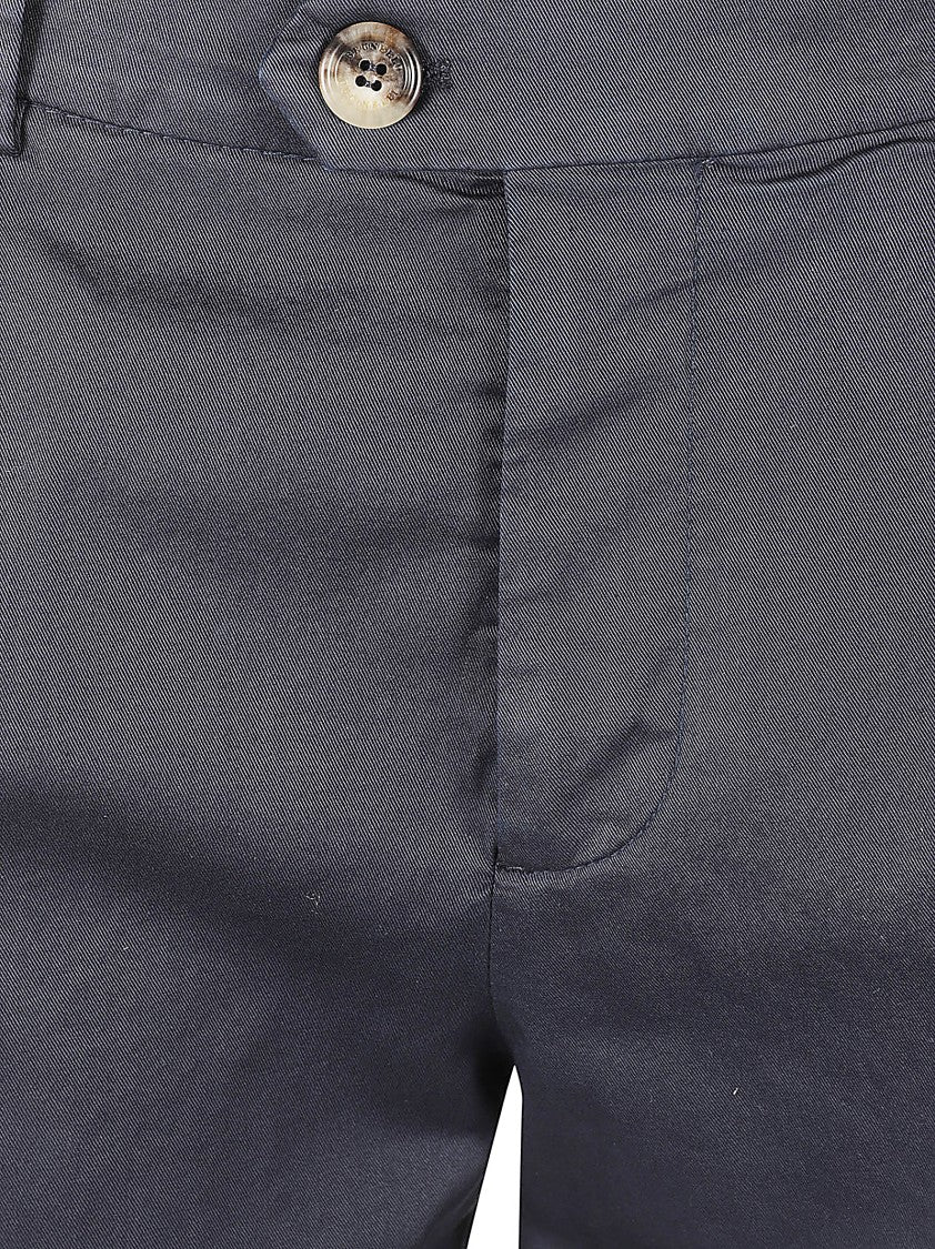 Brunello Cucinelli Tailored Blue Trousers With Classic Pleat