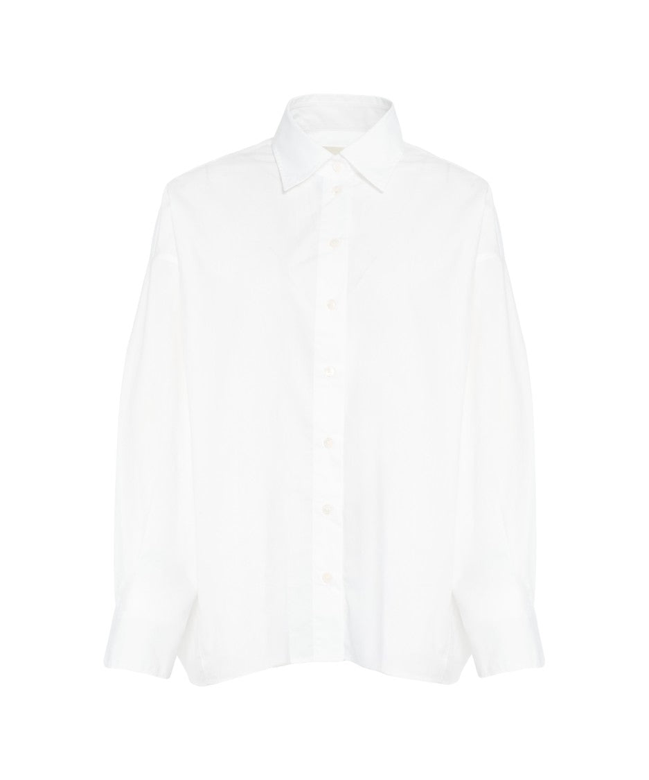 Closed Poplin Shirt With Classic Collar