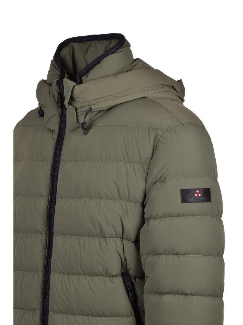 Peuterey Military Green Boggs Ns Down Polyamide Jacket