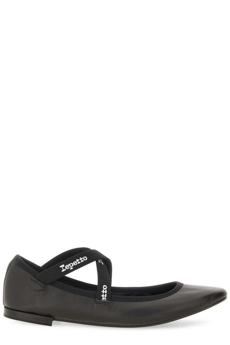 Repetto Pointed Toe Calf Leather Flats