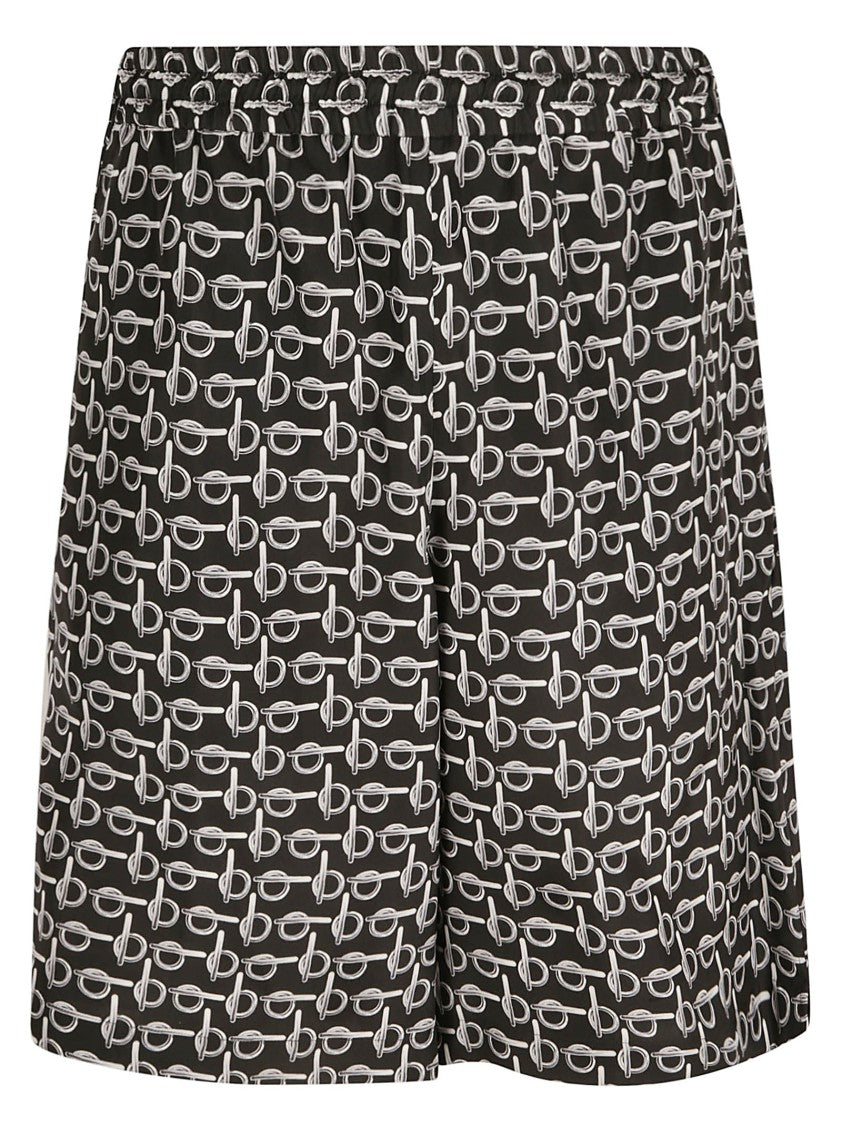 Burberry Lightweight Black Silk Shorts