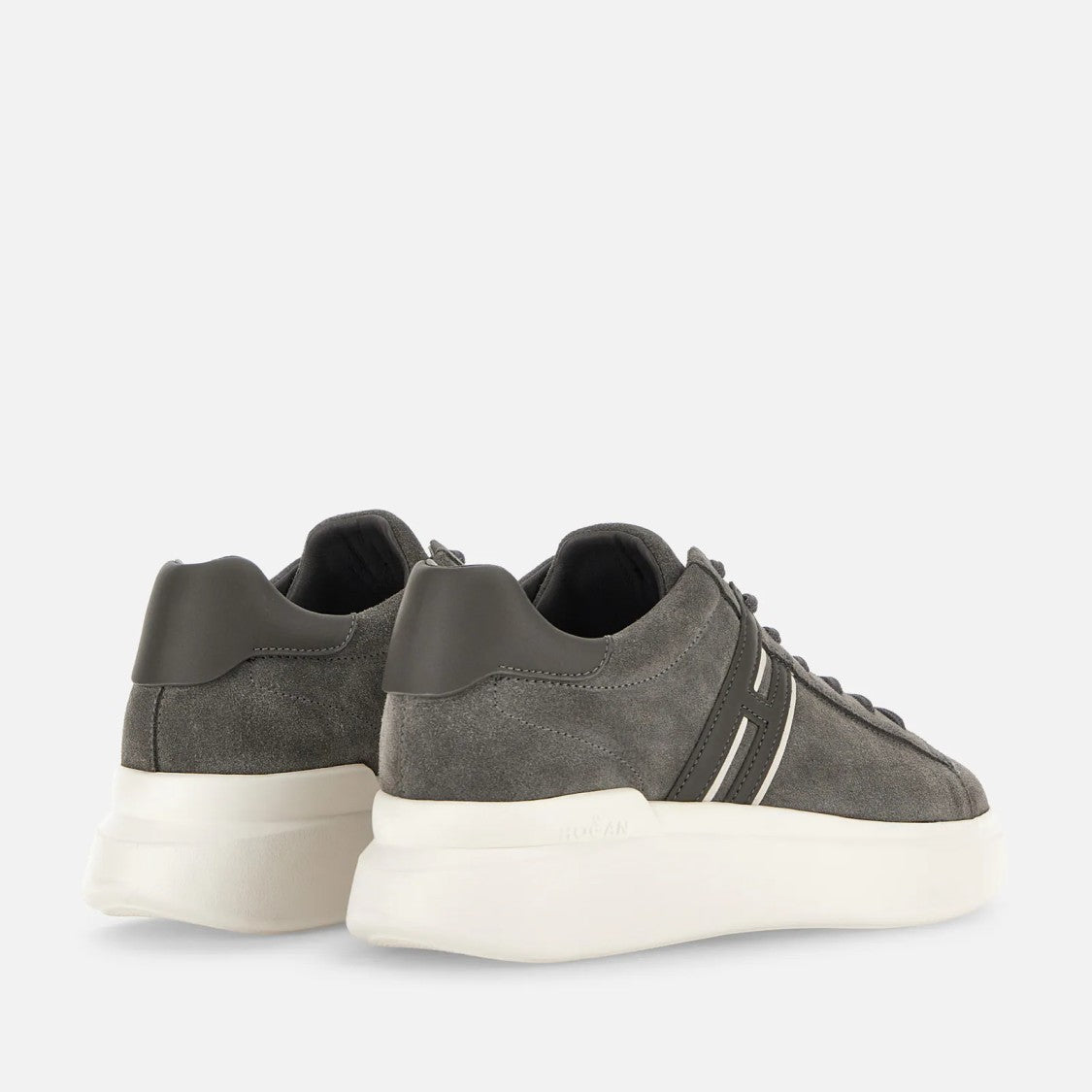 Hogan H580 H Profilo Lace-Up Shoes With Suede