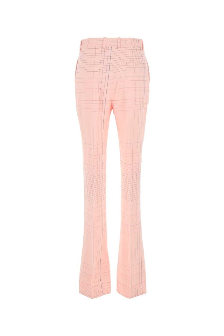 Bottega Veneta Pink Stretch Viscose Blend Pant