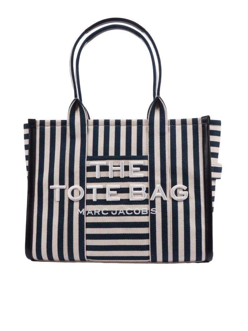 Marc Jacobs The Large Striped Textile Tote