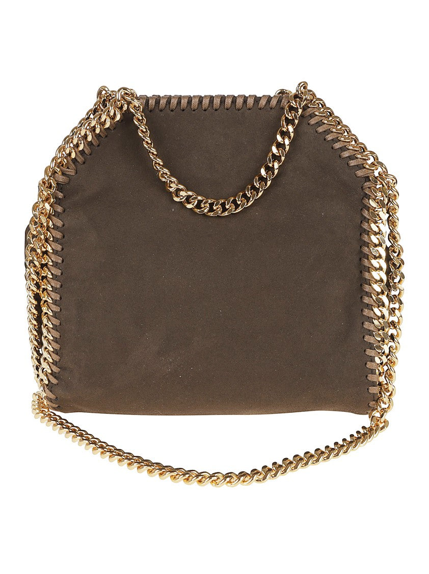 Stella Mccartney Compact Dark Brown Crossbody Bag