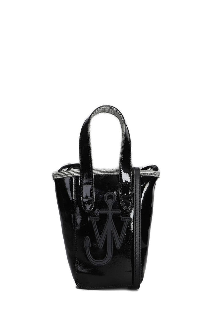 J. W. Anderson Glossy Structured Tote Bag With Embossed Logo