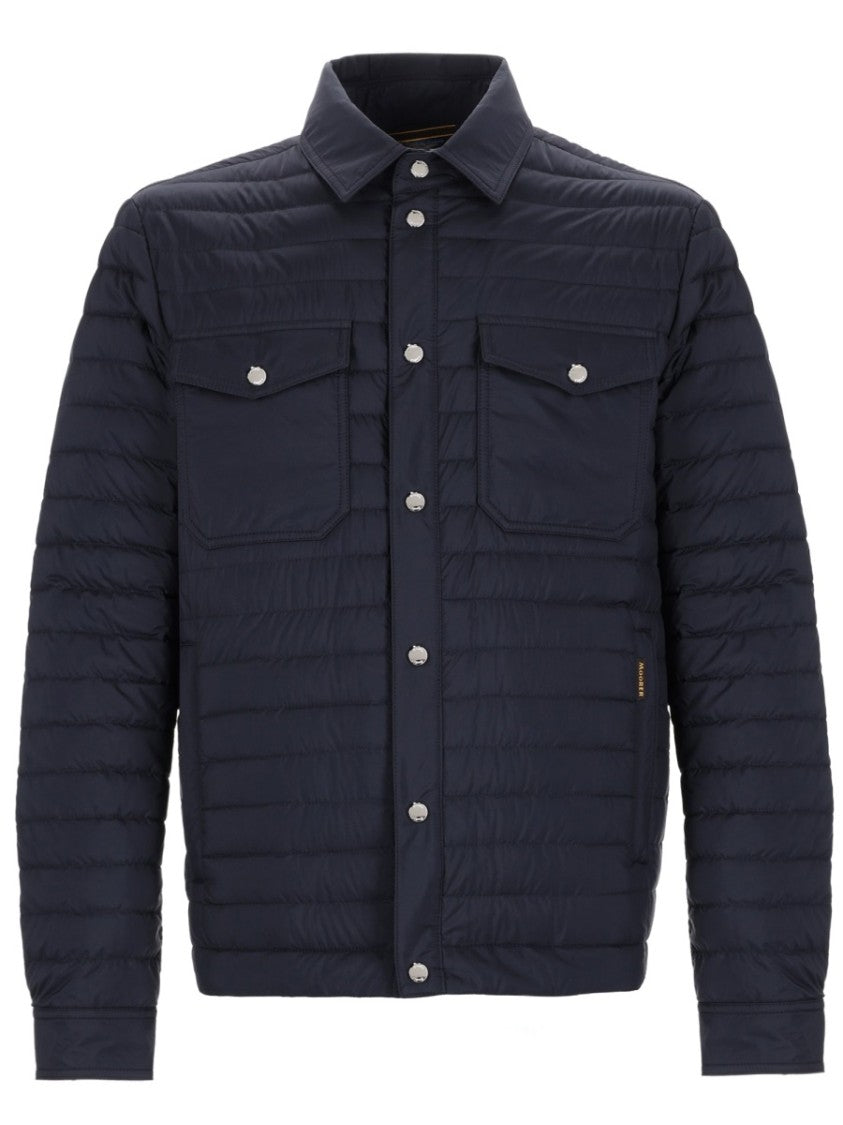 Moorer Quilted Design Horizontal Stitching Jacket