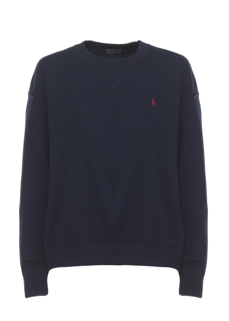 Polo Ralph Lauren Relaxed-Fit Cotton Sweatshirt With Iconic Embroidered Logo