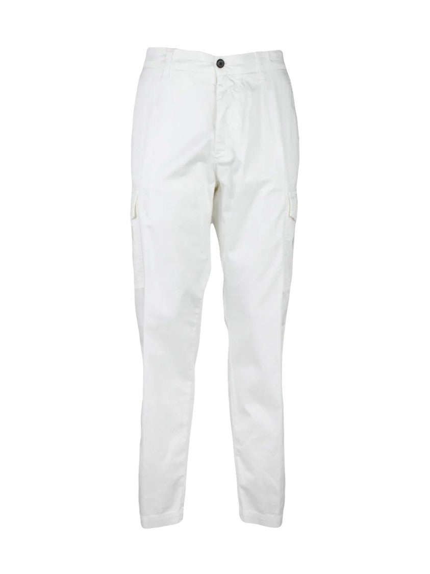 Eleventy Cargo Pants - White