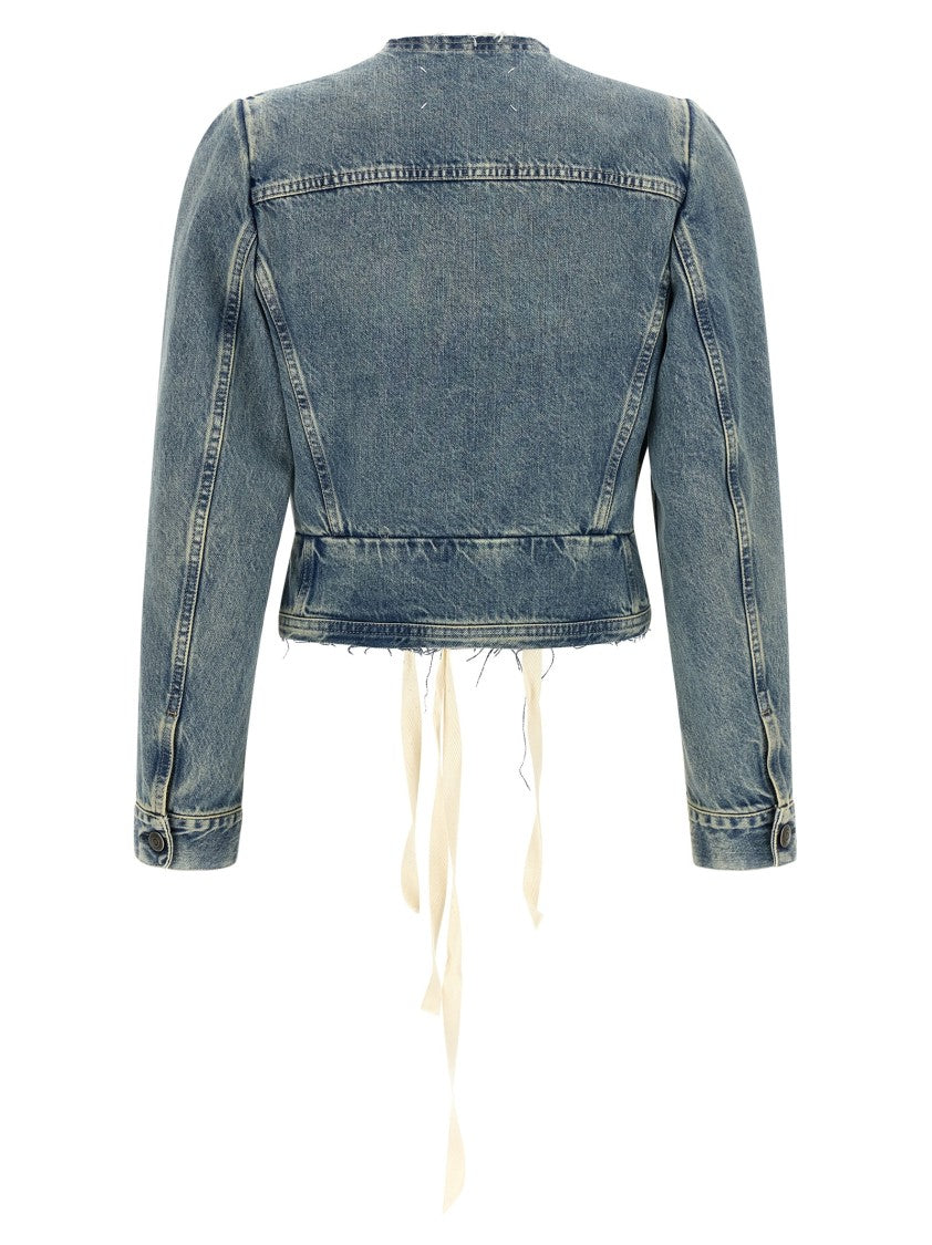 Maison Margiela Raw Cut Hem Denim Jacket