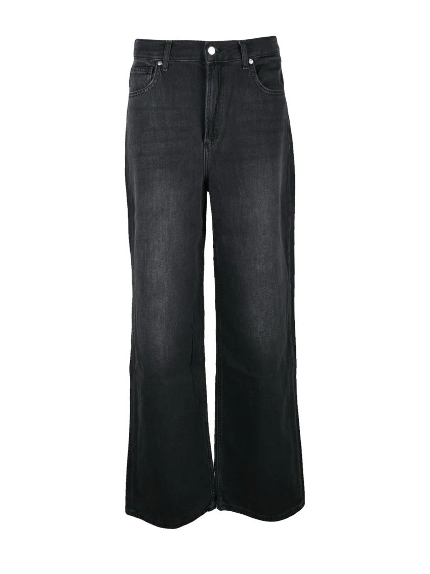Liu Jo Grey Wide-Leg High-Waisted Jeans