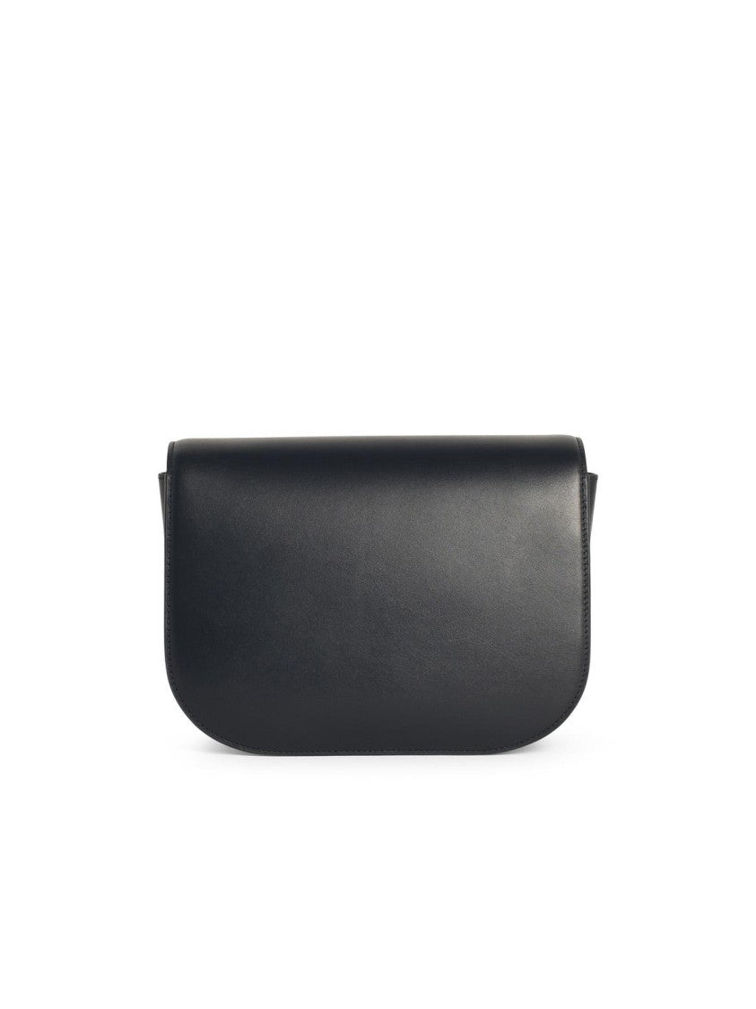 Furla 'Sfera' Black Leather Crossbody Bag