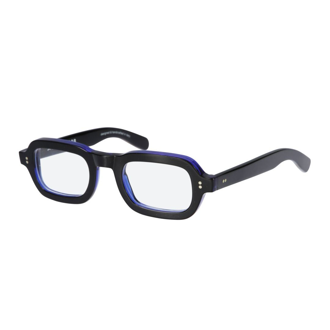Kador Roky Bold Rectangular Frame Eyeglasses With Metallic Dot Details