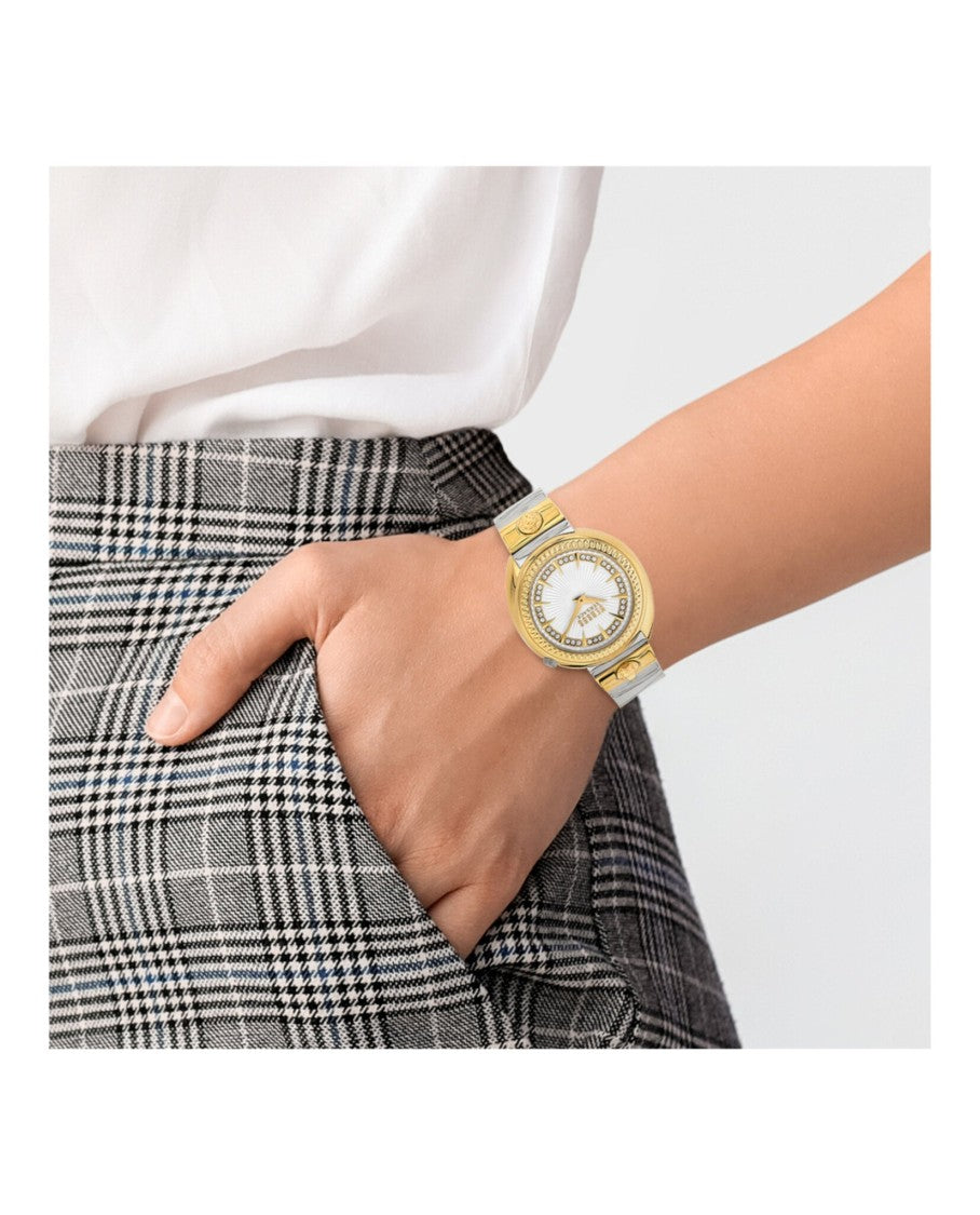 Versus Versace Tortona Crystal Bracelet Watch