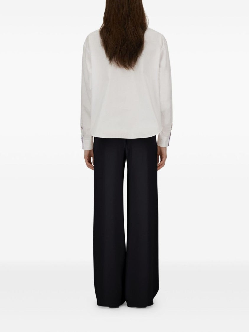 Herno Relaxed Wide-Leg Trousers In Double Matte Stretch Satin