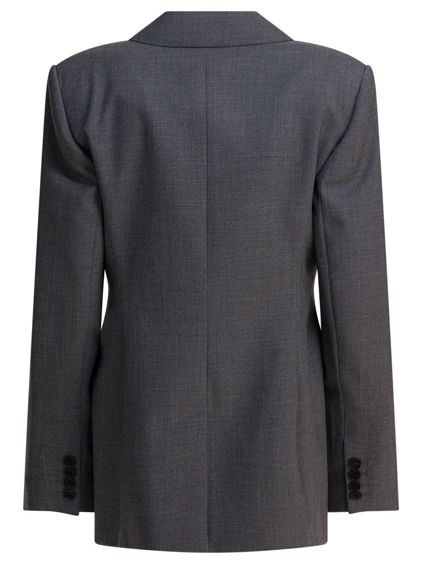 Givenchy Double-Breasted Wool Blazer With Structured Construction
