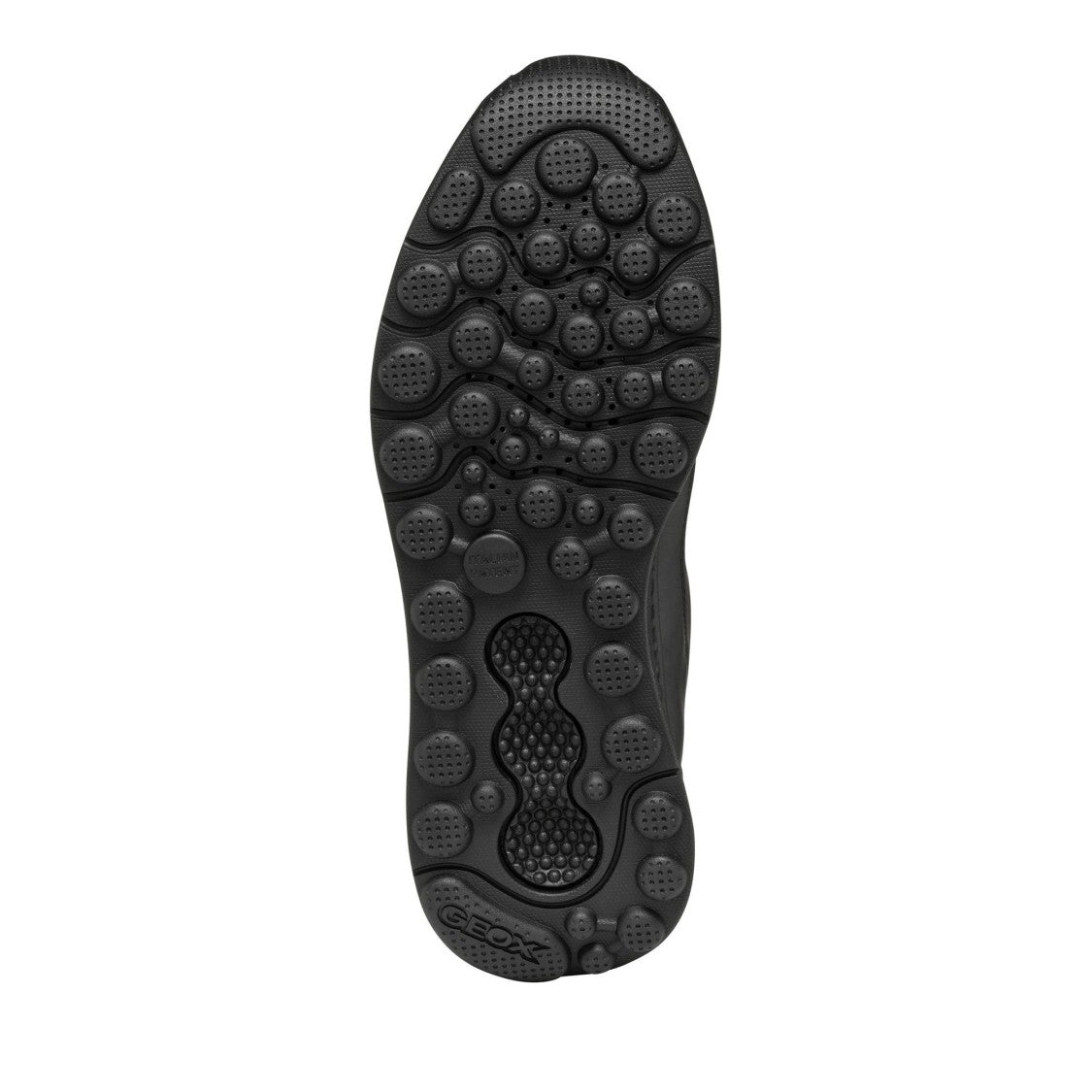 Geox Spherica Actif Black Flat Lace-Up Leather Boots
