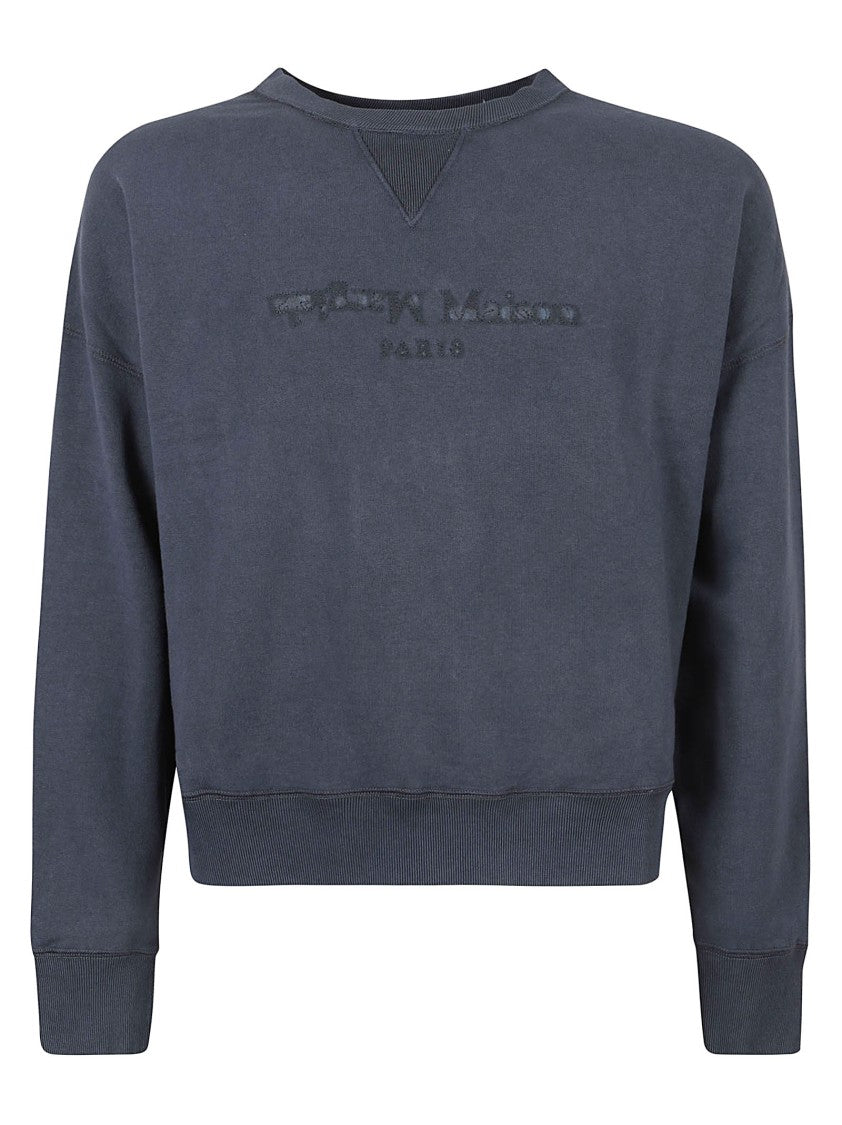 Maison Margiela Relaxed Fit Grey Sweater