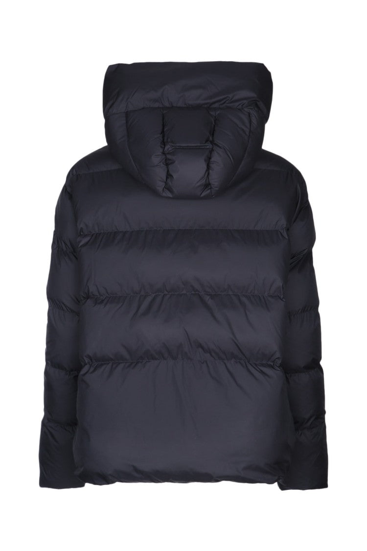 Pinko Cropped Puffer Jacket With High Padded Collar