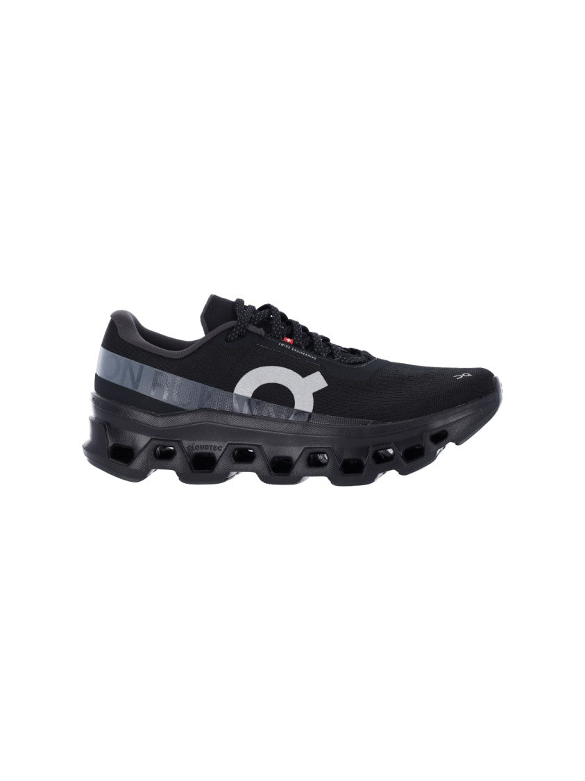 On Black Cloudmonster Fabric Sneakers
