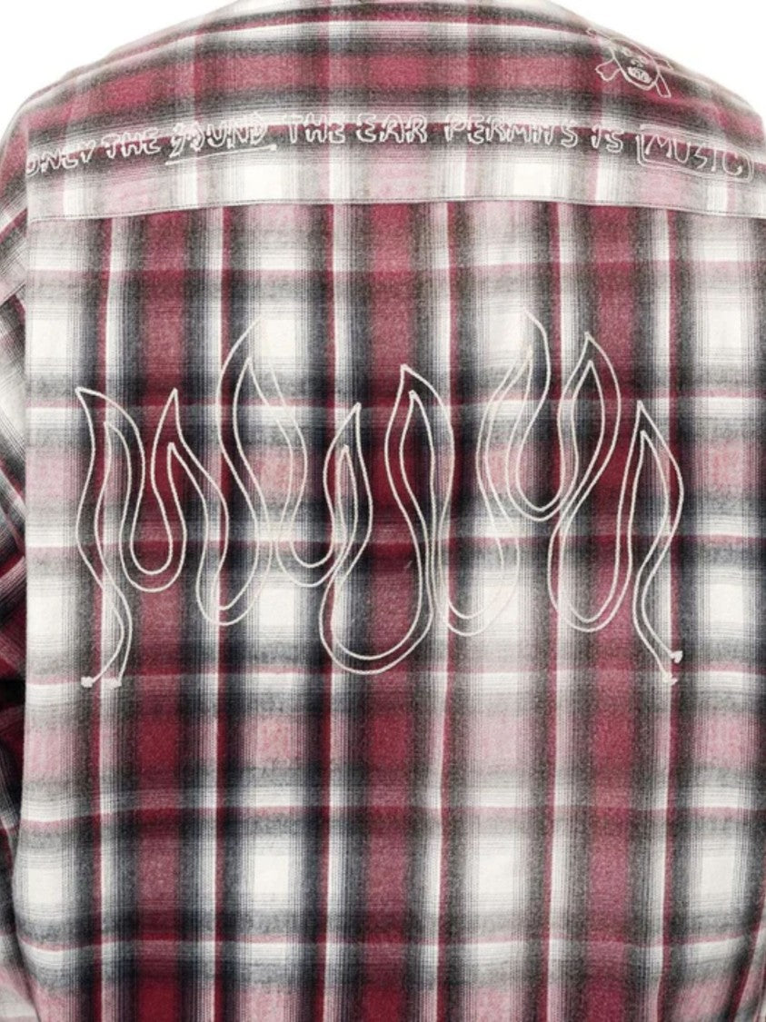 Maison Mihara Yasuhiro Classic Plaid Graphic Print Shirt