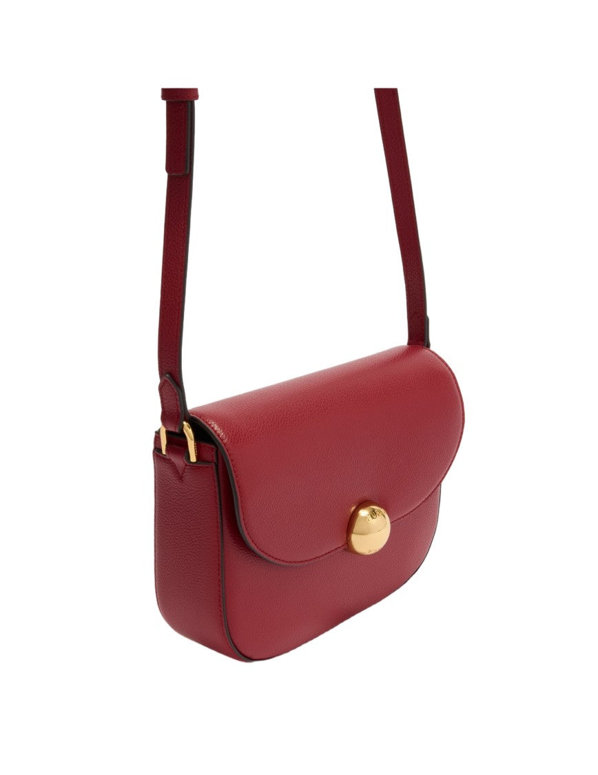 Furla Moonlight S Crossbody Bag In Cherry Leather
