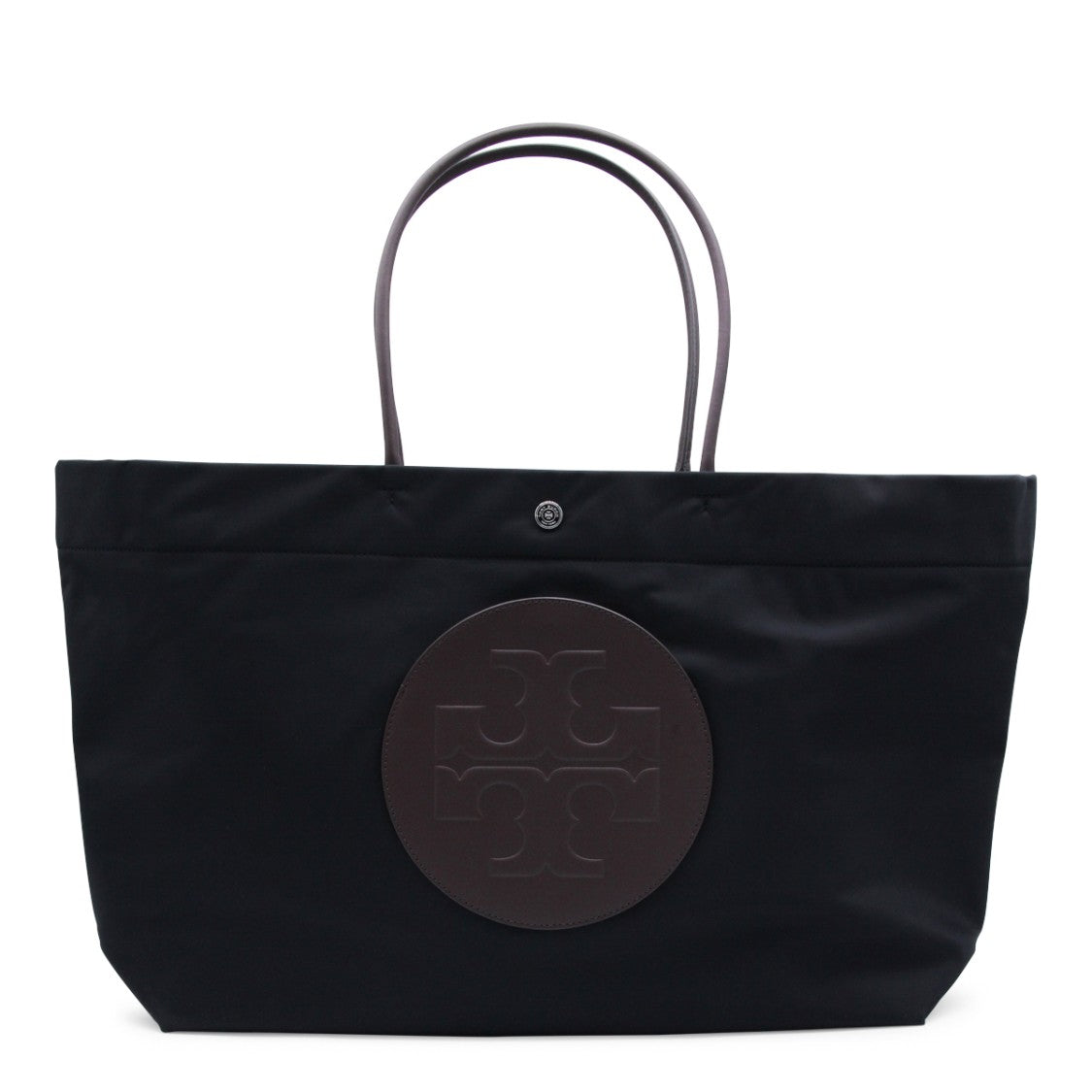 Tory Burch Black Rectangular Dual Handle Tote Bag