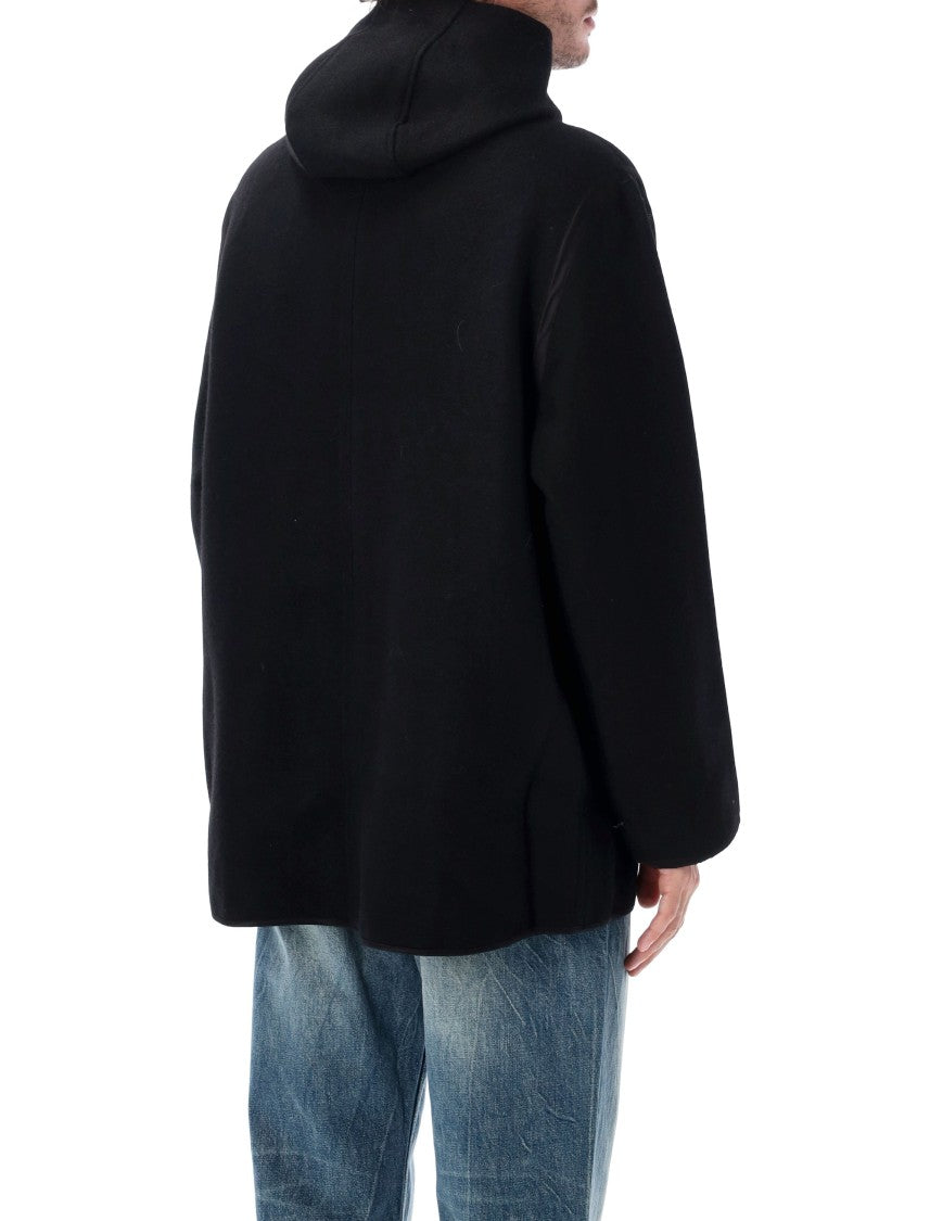 Our Legacy Liner Reversible Italian Virgin Wool Stamped Hooded Jacket