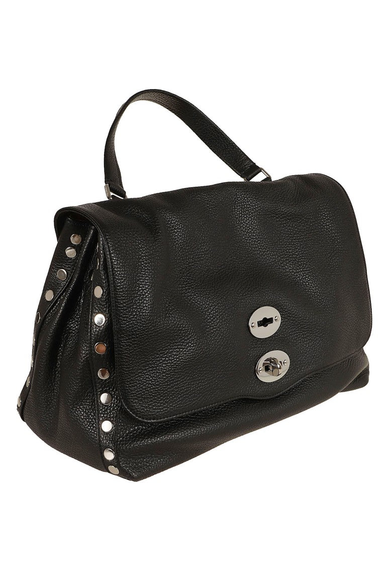 Zanellato Postina Daily M Textured Leather Shoulder Bag
