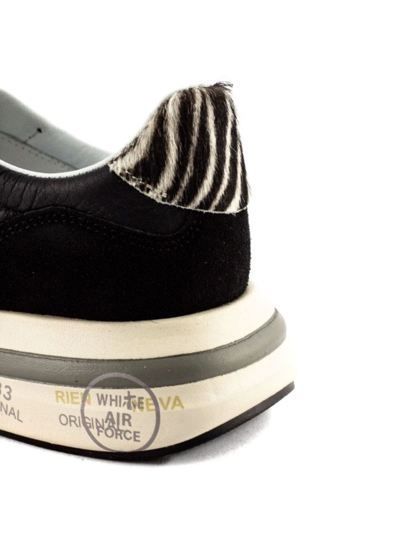 Premiata Nero Sneakers With Luxe Leather