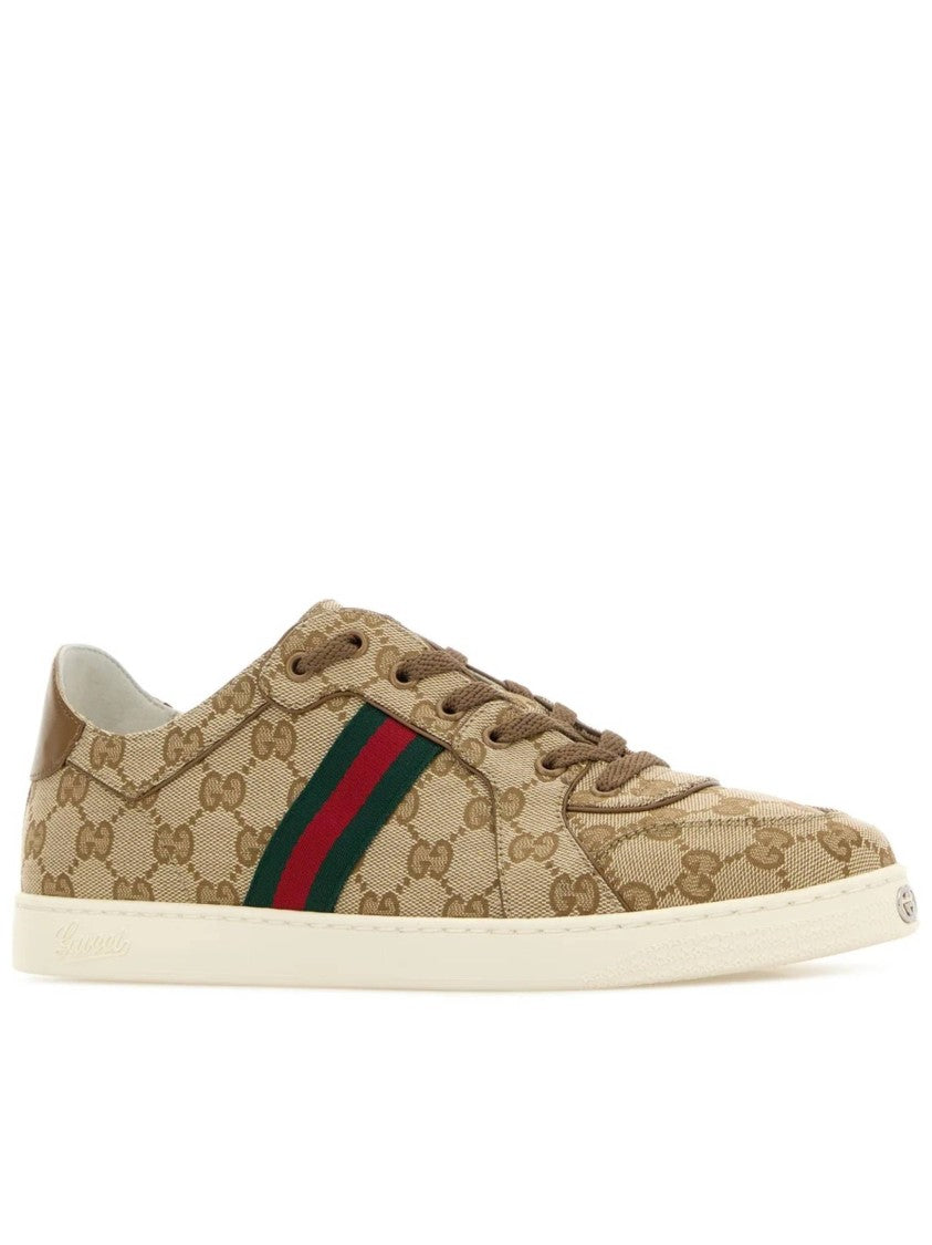 Gucci Beige Coda Low Low-Top Shoes