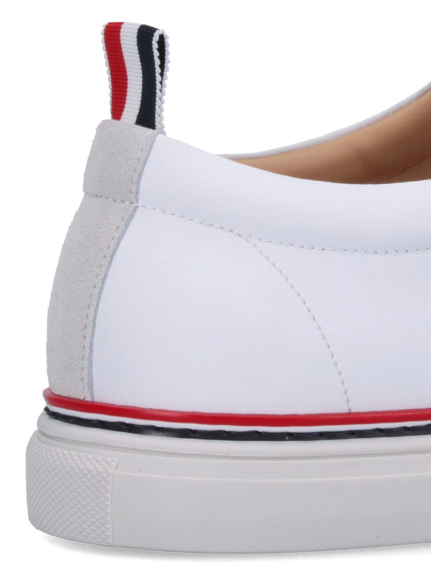Thom Browne Tricolor Detail Sneakers – White