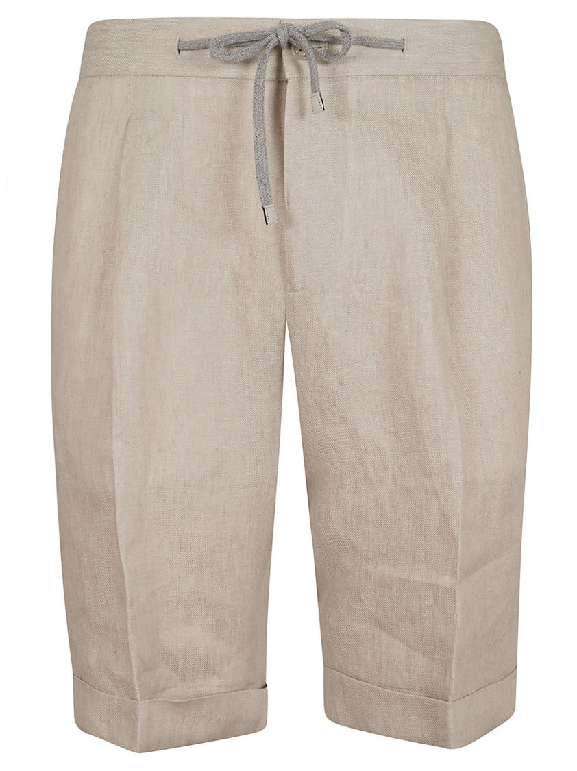 Barba Napoli Tailored Bermuda Shorts With Adjustable Drawstring