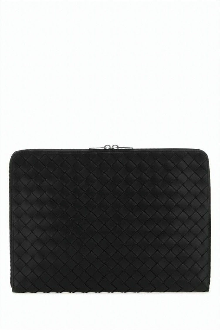 Bottega Veneta Rectangular Leather Clutch