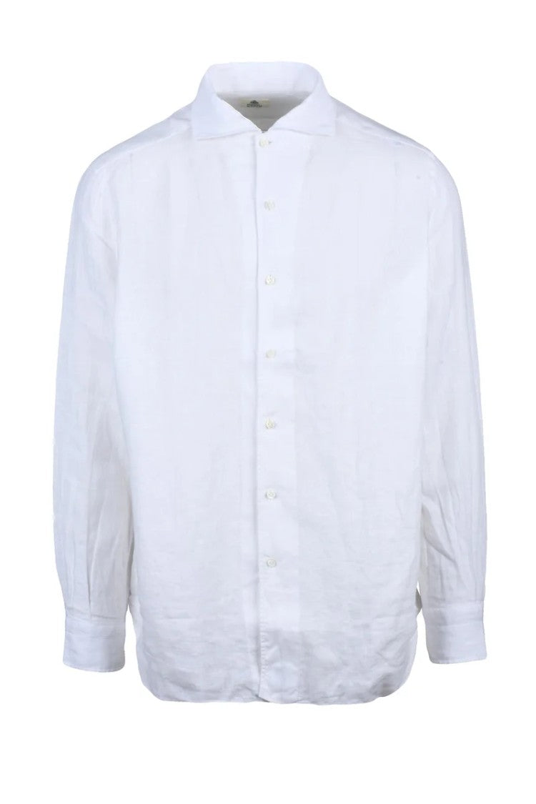 Luigi Borrelli Napoli Linen Shirt - White